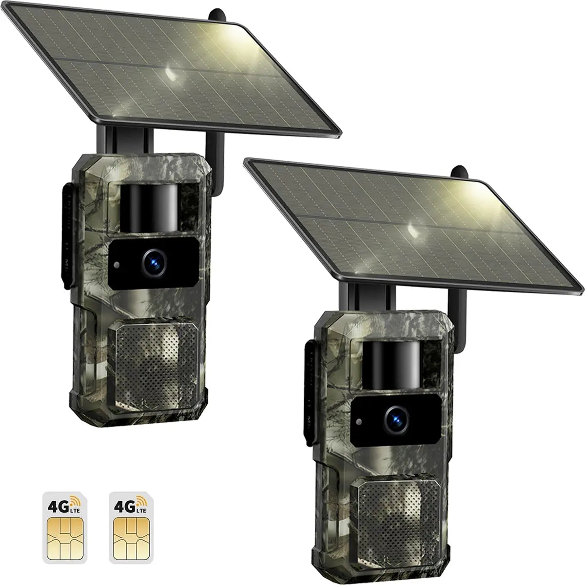 Revolutionary 4G LTE Solar-Powered Hunting Trail Camera with 2K Live Feed and Fast PIR Trigger - Ultimate Wildlife Monitoring Solution!
