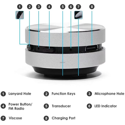 Experience the Future of Sound with the 2026 Hummingbird Bone Conduction Bluetooth Speaker - Portable Wireless Stereo for Any Surface